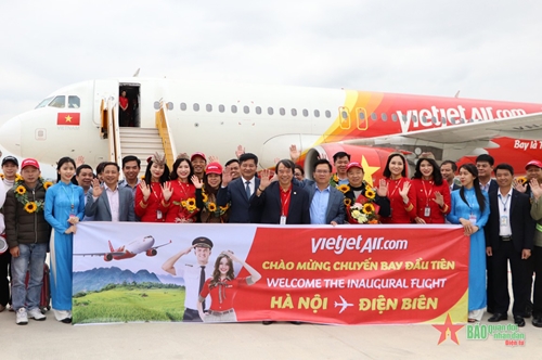 Vietjet khai trương đường bay Hà Nội - Điện Biên